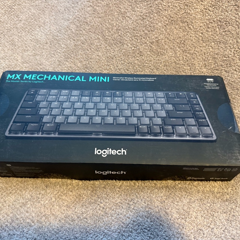 Logitech MX Mechanical Mini Wireless Keyboard - Gray